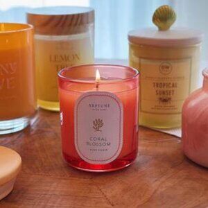 DW Home Neptune Coral Blossom Hand Poured Candle